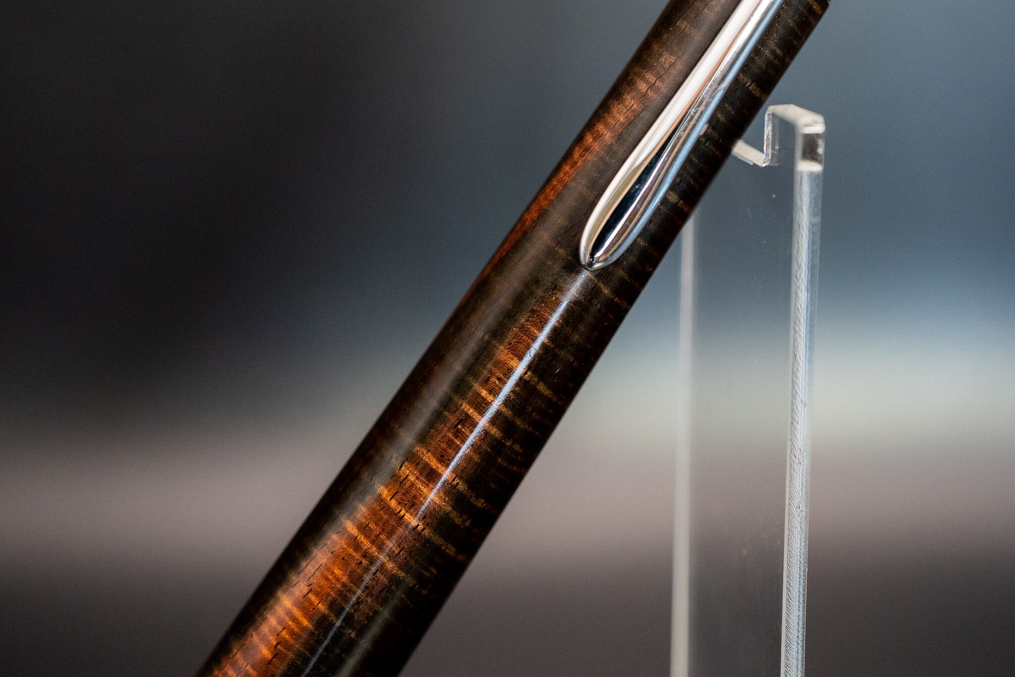 【21世紀最高峰の材】サイアミーズローズウッド マイクロカーリー 極上 silver MP