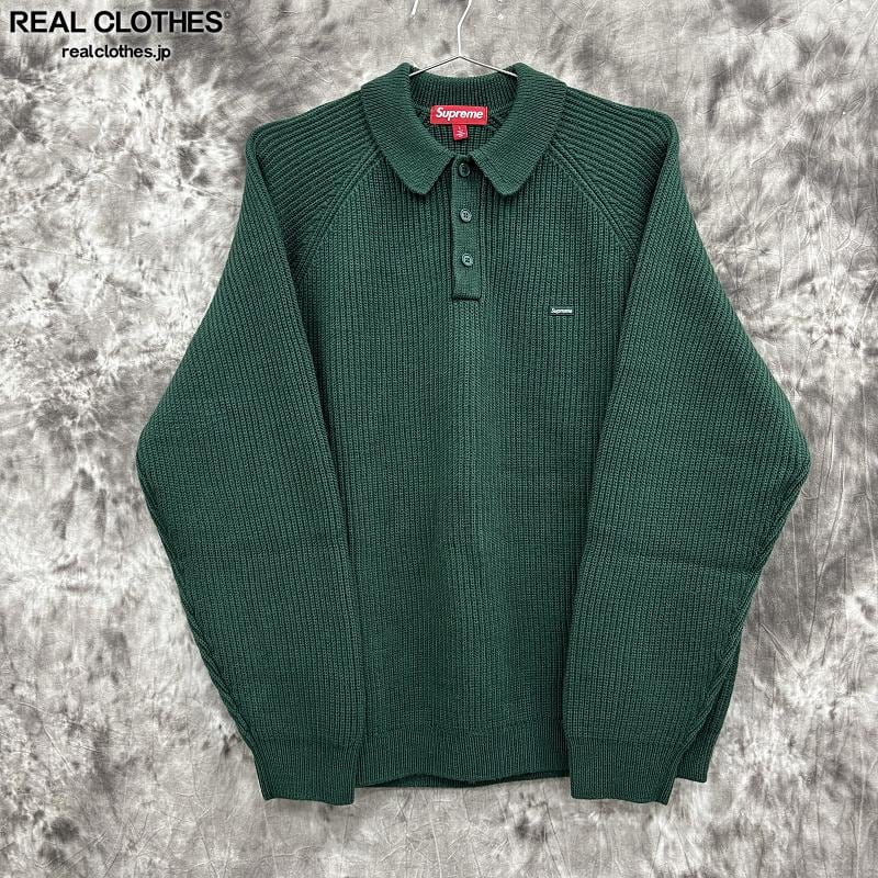 supreme ポロセーター　polo sweater Supreme Small Box Polo Sweater ブルーカモ