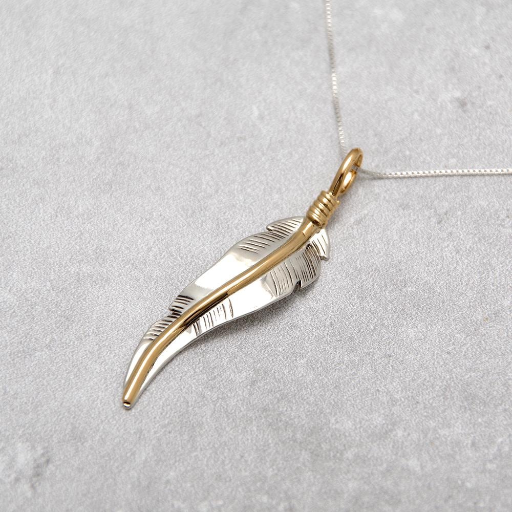 INDIAN JEWELRY インディアンジュエリー】Navajo Feather Necklace