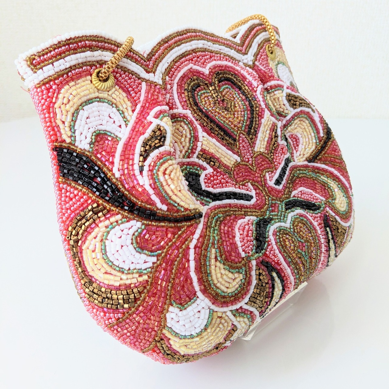 Judith Leiber 2way あまく ビーズバッグ