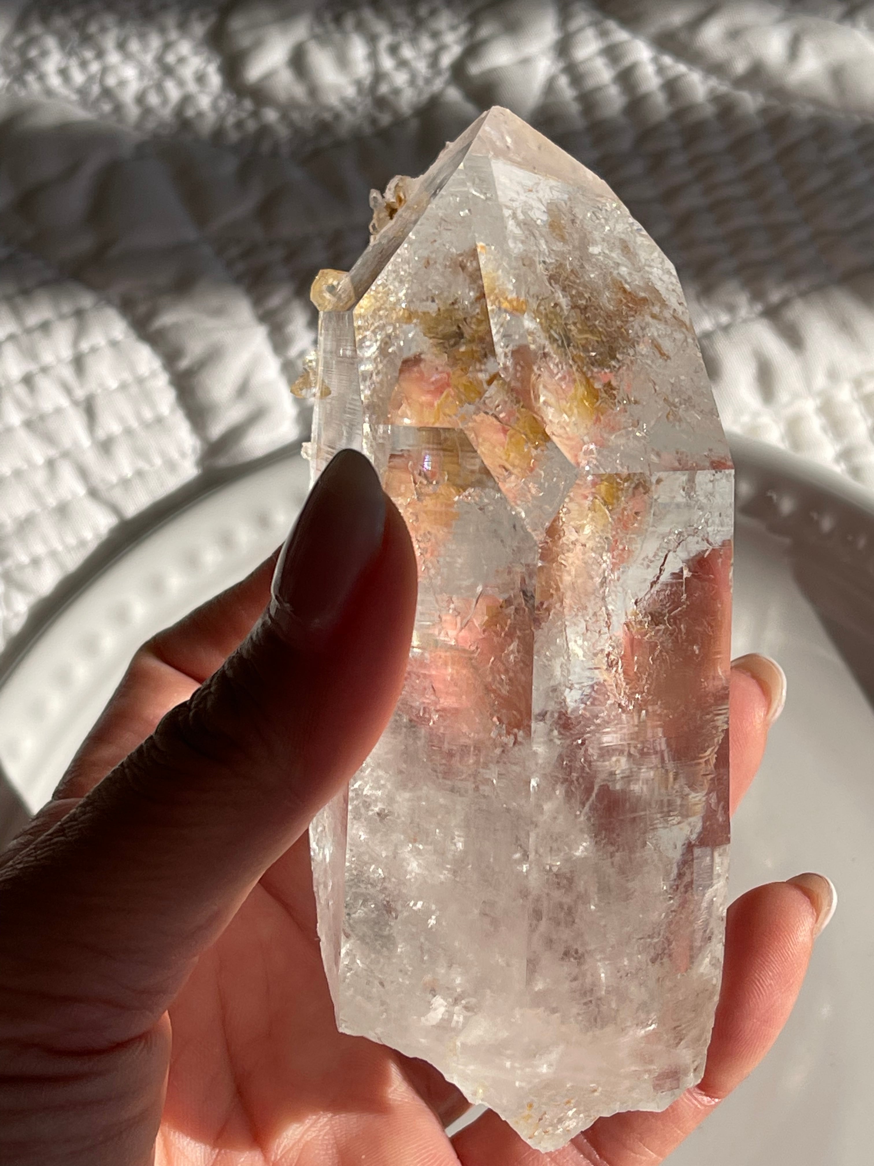 コロンビア　コスケス鉱山水入りレムリアンシード(タイムリンク,DT,セルフフィード,リモナイト)