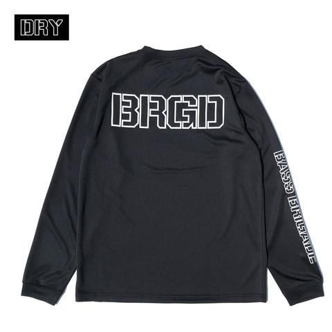 BRGD OUTLINE DRY L/S TEE - BLACK/WHITE | SAMURAI OUTDOOR