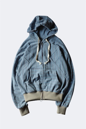 EDWARD CUMING 【FLEX HOODIE -BLUE-WHITE-BLACK-】