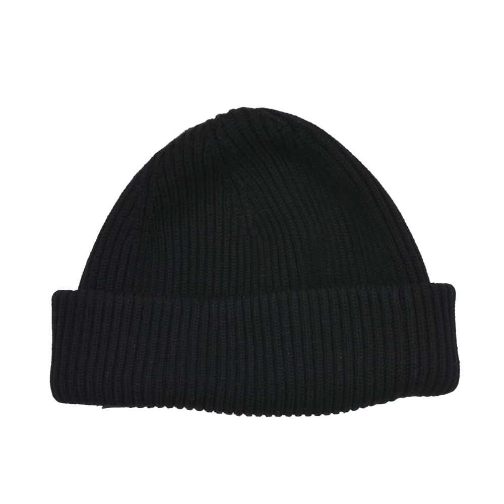 VETEMENTS】LEATHER BIKER CROSS LABEL BEANIE | AYIN