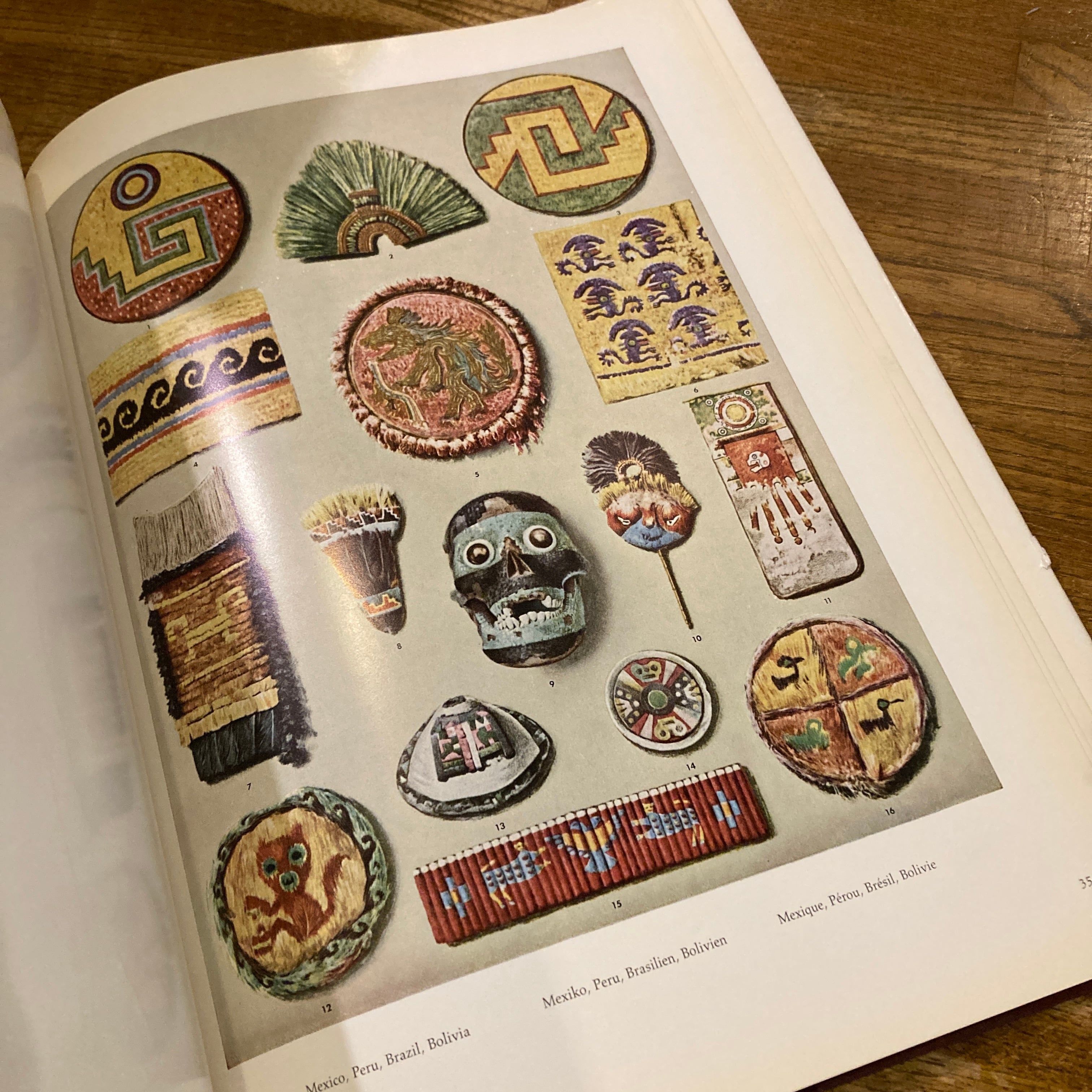 1955年ORNAMENTE DER VÖLKER・民族の装飾・カラー図録 Ornamente der Volker: AFRIKA AMERIKA ASIEN AUSTRALIEN INDONESIEN