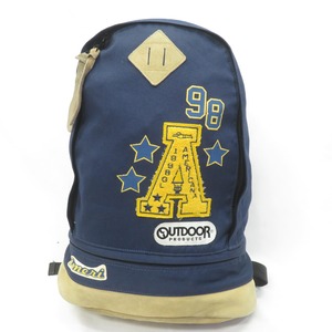 OUTDOOR PRODUCTS × Americana コラボ レザーボトム バックパック リュック/0903