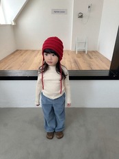 〖取寄〗韓国子供服 / 26winter / Digreen / トープタートルネックT / キッズ / 冬服 *S~2XL*