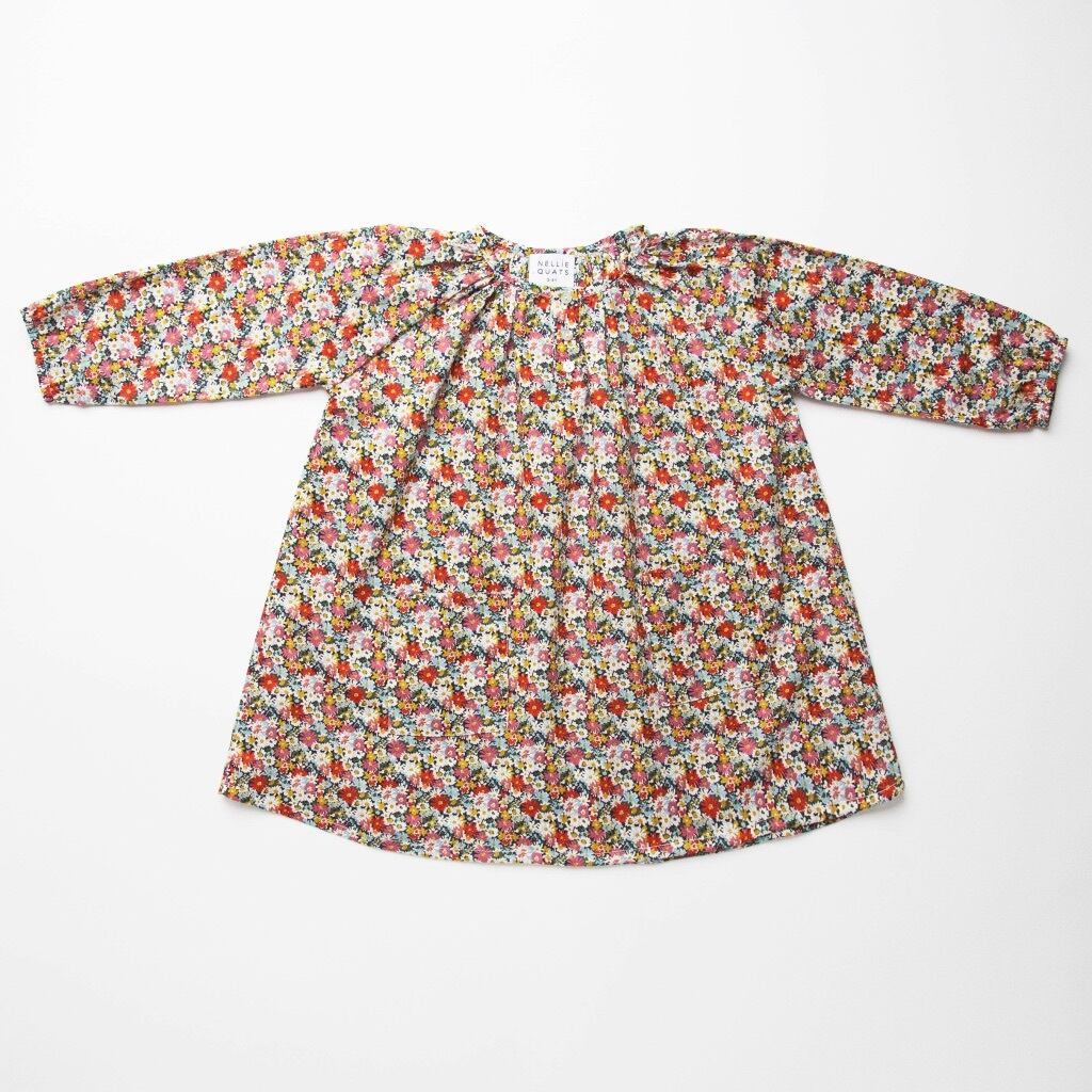 Nellie Quats Mother May I Dress-Libby Liberty Print