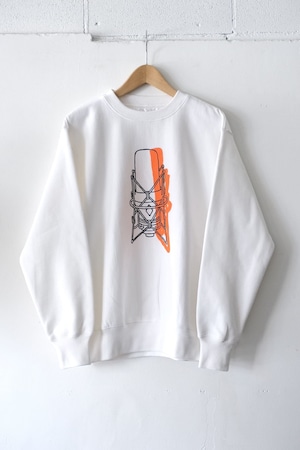 N.O.UN SWEAT CREW MIC White
