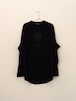 Izumi Kato x ALMOST BLACK 2023 AW Long T shirt Black 加藤泉　オールモストブラック2023秋冬長袖Tシャツ 黒