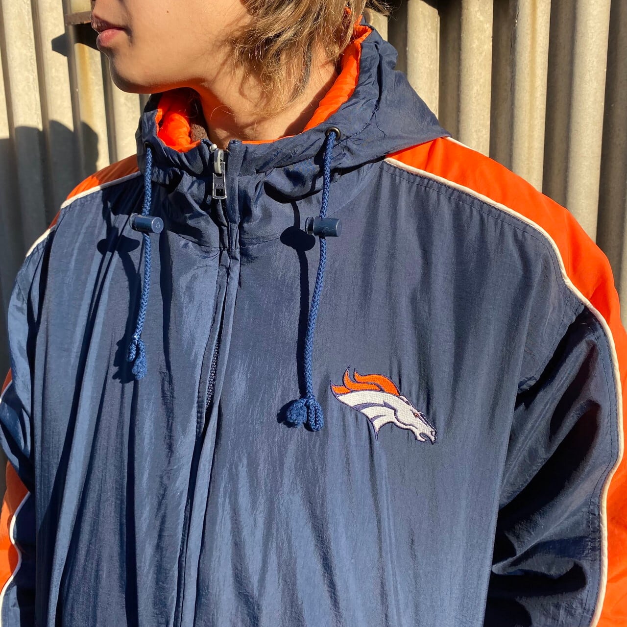 90年代 LOGO7 NFL PRO LINE デンバー・ブロンコス BRONCOS 中綿入り  