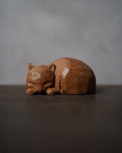 眠り猫　小　昇秀銘　/　栃木