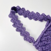 [Pattern] スカラップハンドルのミニバッグ
