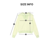 GOXO ゴーエックスオー スマイルハートセーラーカラー起毛マンツーマン ライム