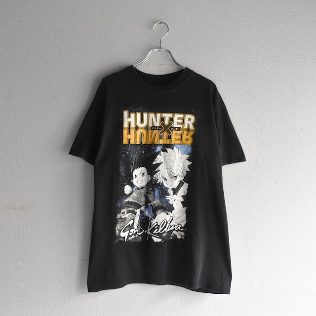 "HUNTER×HUNTER"『ゴン&キルア』 Front Printed Anime T-shirt s/s