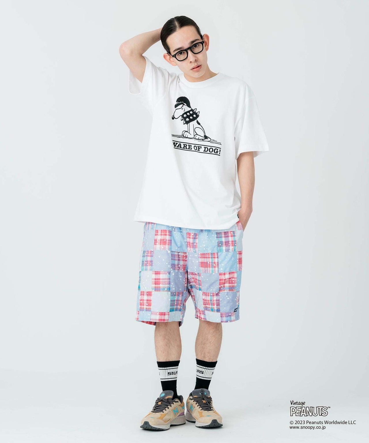 【SILAS】SILASⅹPEANUTS SNOOPY PRINT S/S TEE