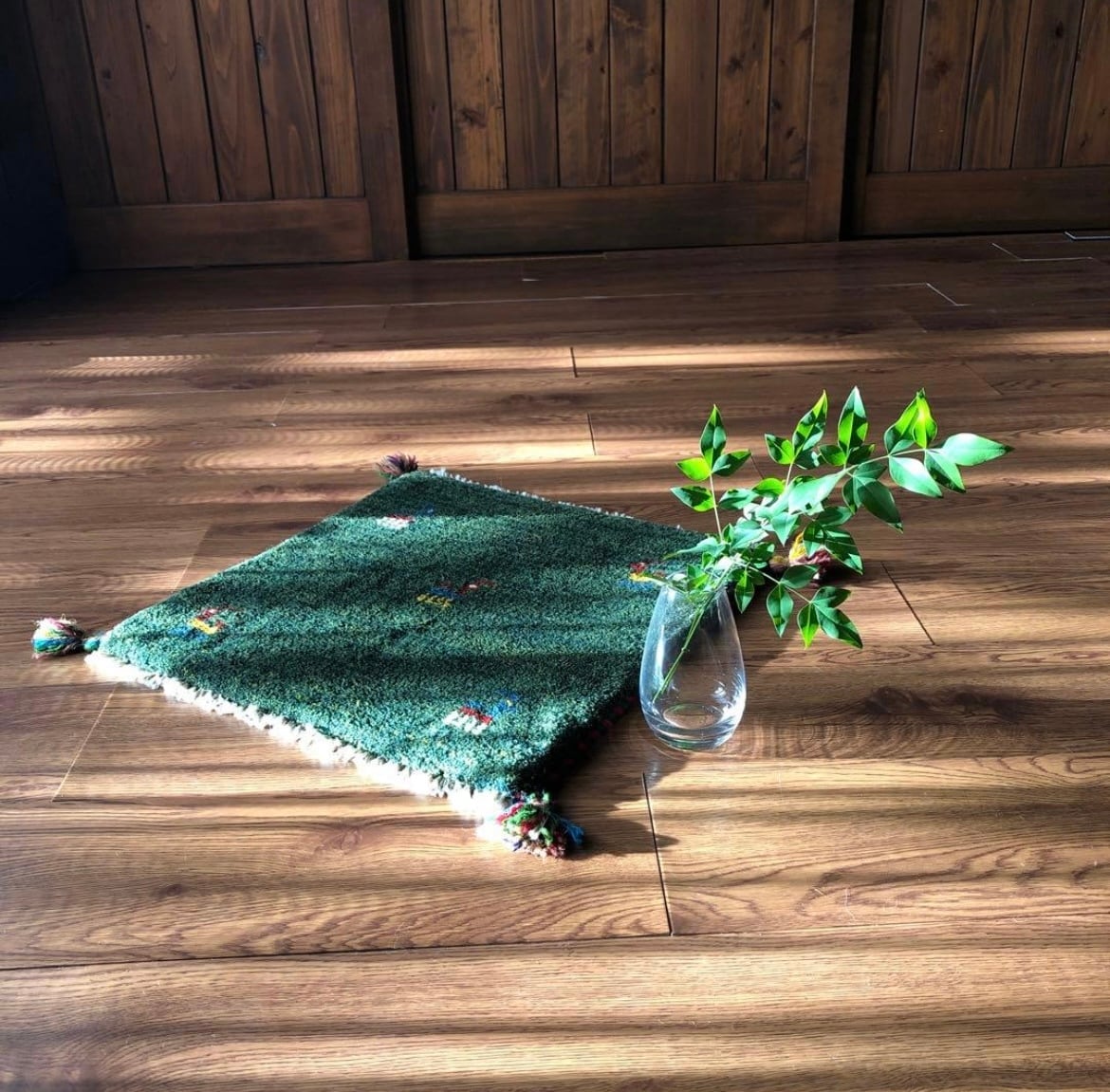 ペルシャギャッベ (ギャベ) チェアマット 椅子の座布団 No.GS-1385