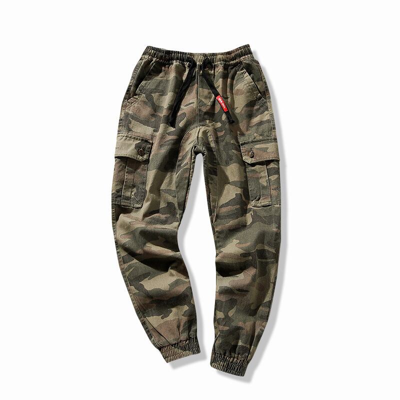 Yidaoヴィンテージ2018秋の服ese流行のスラックスカジュアルパンツ若い男性ルーズマルチポケットカモフラージュオーバーオール-アリババ オータム 秋物 ビンテージ ポケット多め hip6-161136667327430