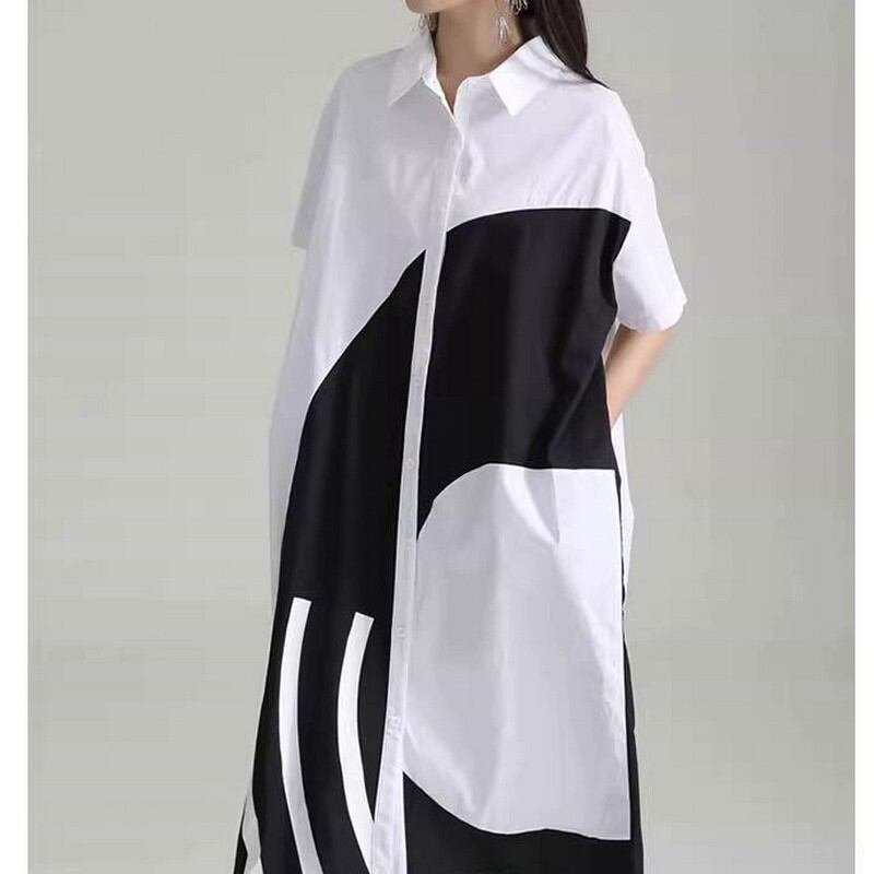 シングルブレストルーズワンピース A0221