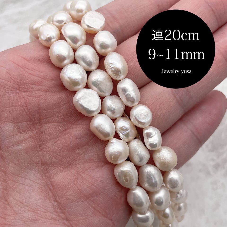 ●美品●本真珠　淡水パール　ネックレス　SV925  8-9mm