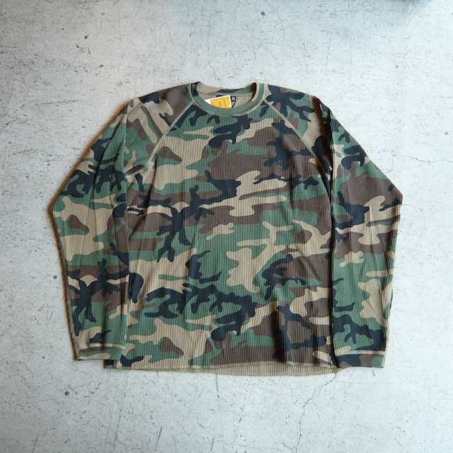 STUSSY サーマル LS stock logo カモ