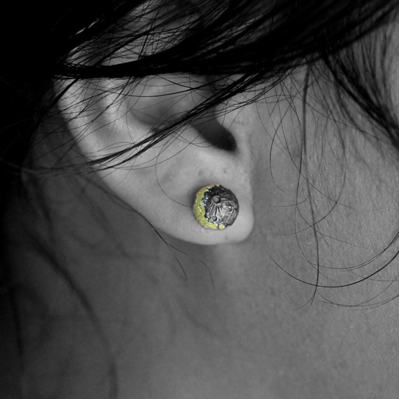 ムーンフェイズ　月相ピアス　（片耳）　M23988