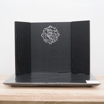 茶道具 備前焼 耳付 花入 落雁窯 幸崎達彦 共箱 陶芸 花器 花生 稽古