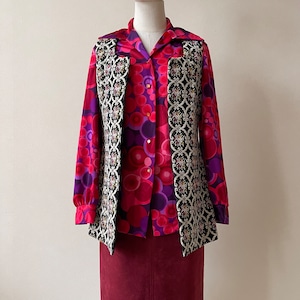 70s Vintage Gobelin tapestry Vest W142