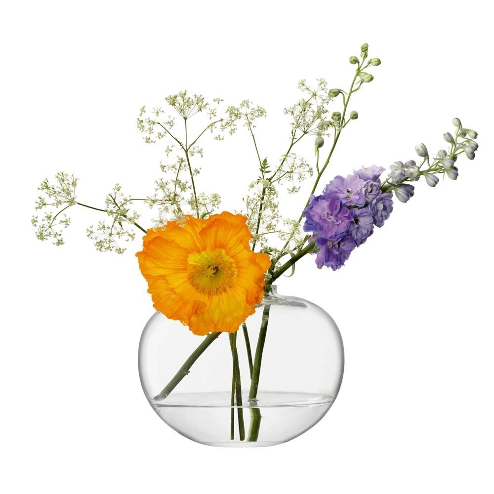 LSA Flower Curved Bouquet Vase G1722-15-301 クリア H15cm LFW37 / エルエスエー フラワーベース 花器 花瓶
