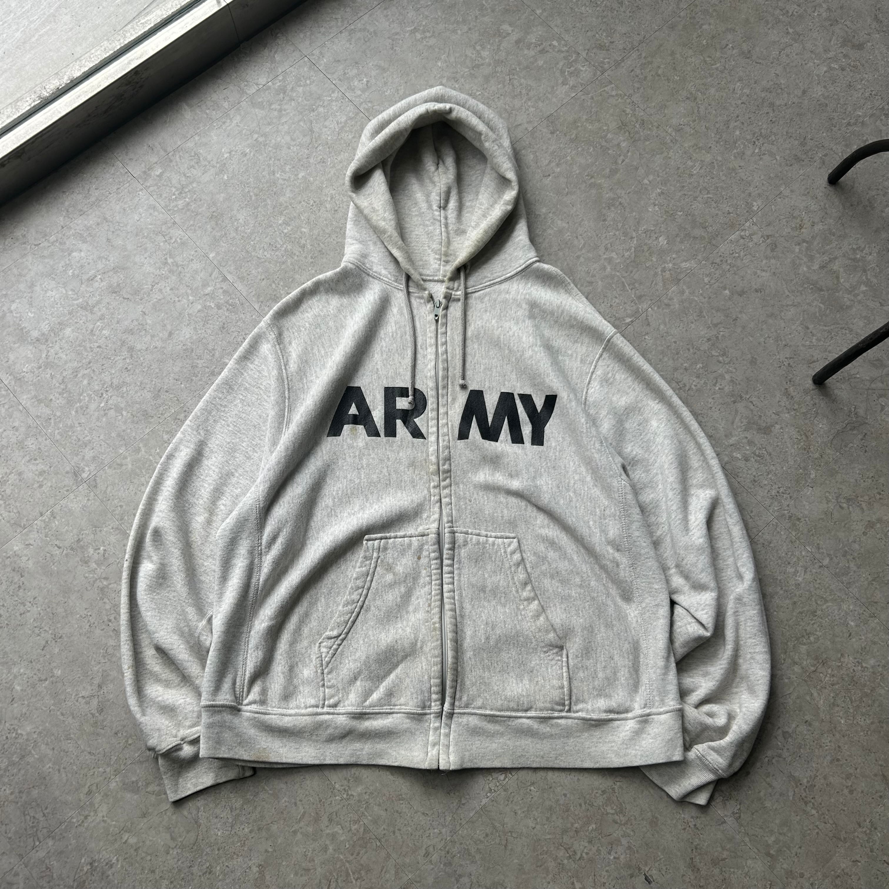 90s U.S.ARMY zip up hoodie【仙台店】