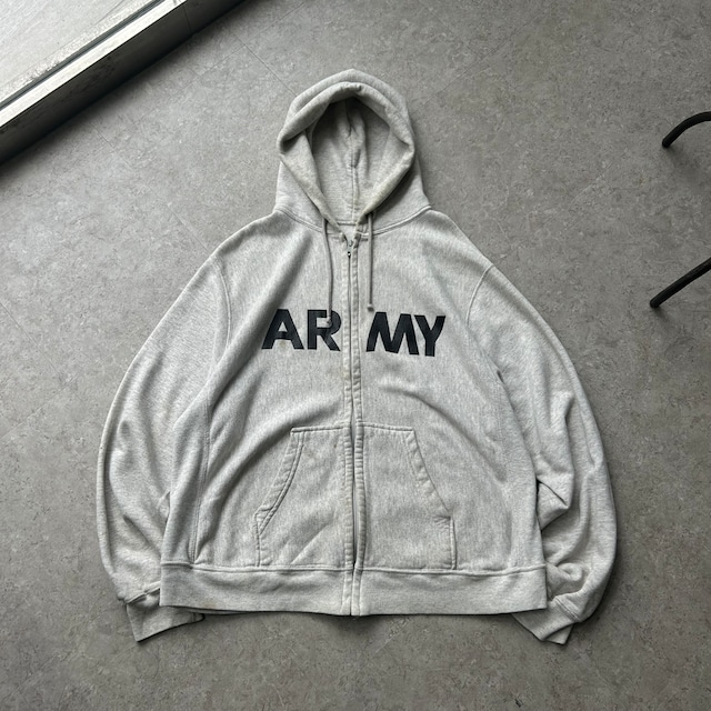 90s U.S.ARMY zip up hoodie【仙台店】