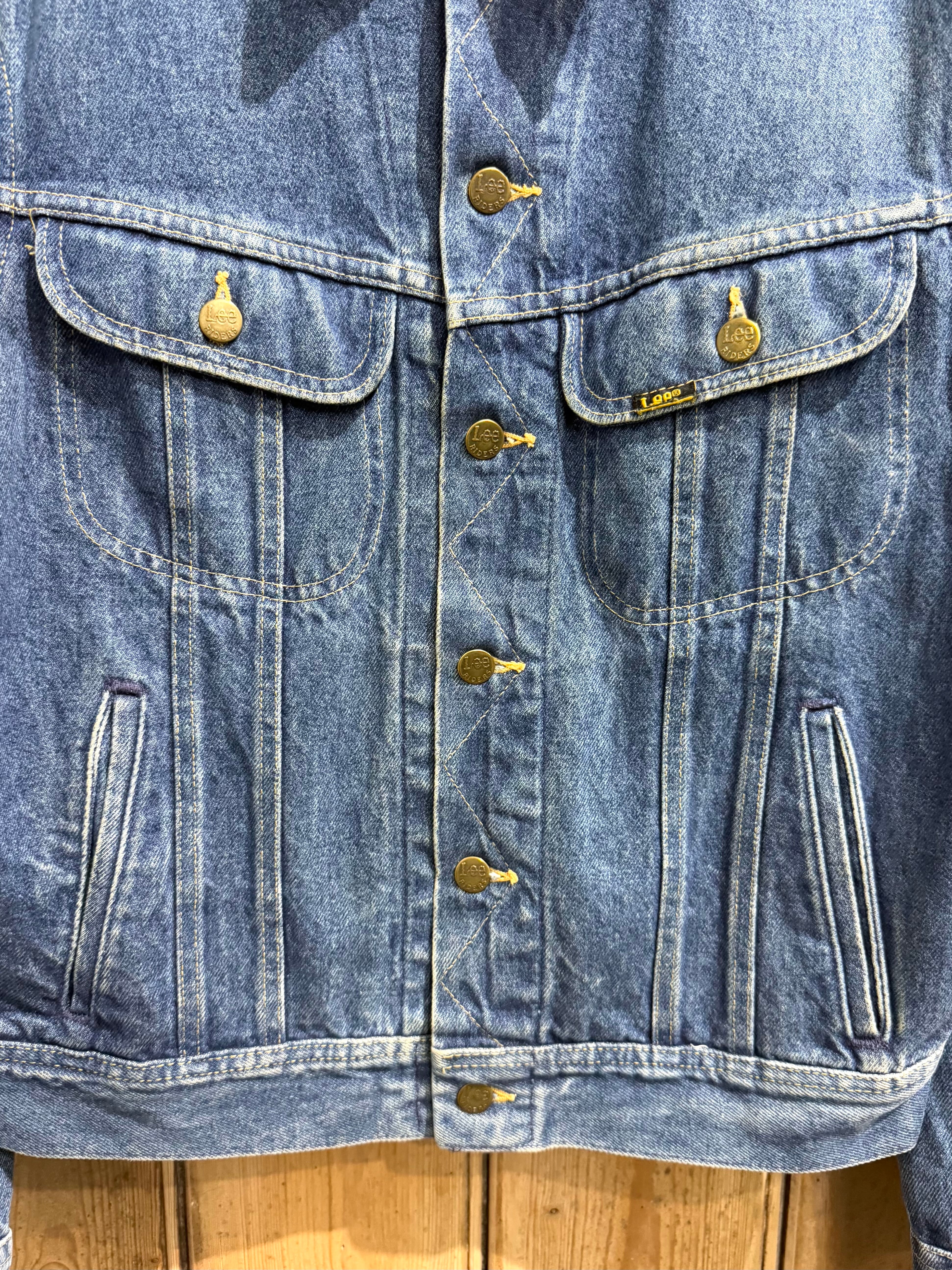 80s Lee 220-2541 Denim Jacket Union Ticket Made in USA / リー