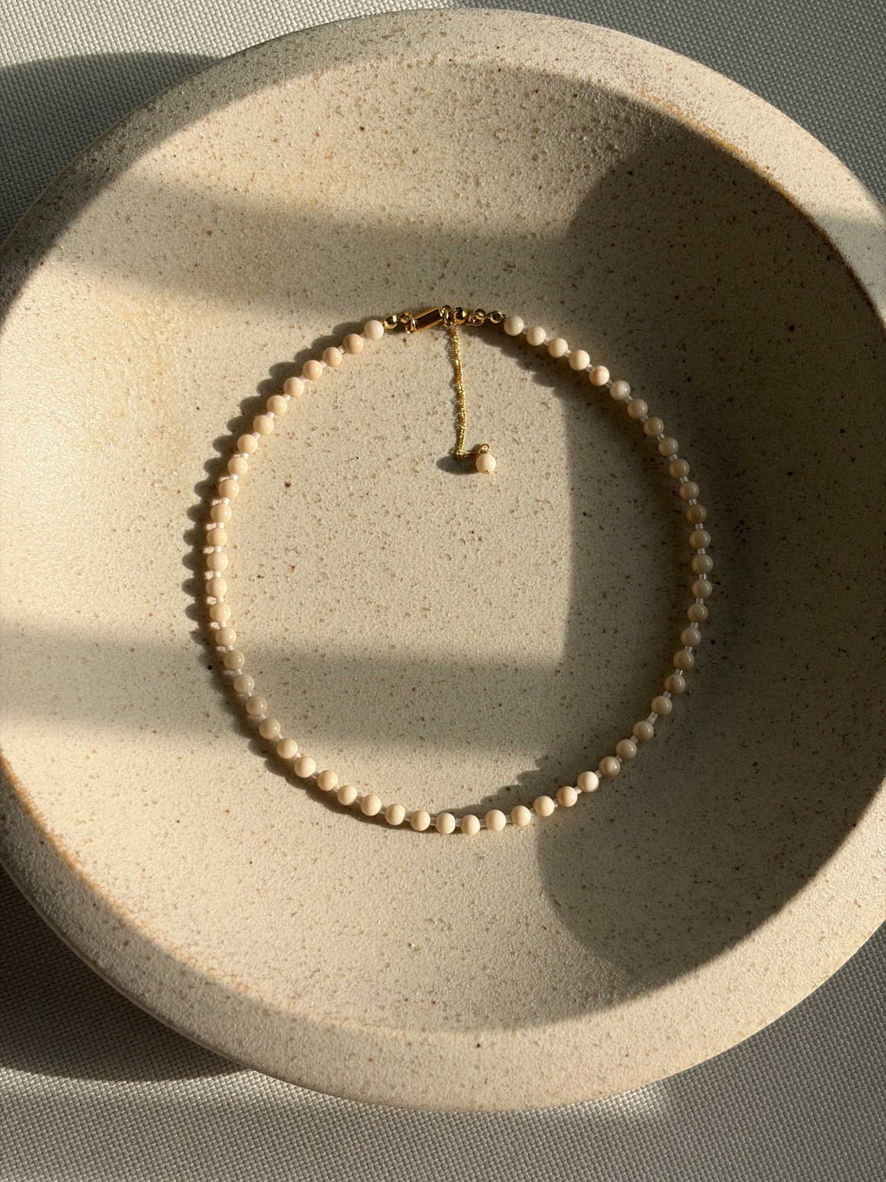 petrified wood Choker Necklace［BZN39-WD］