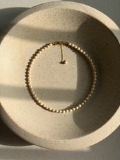 petrified wood Choker Necklace［BZN39-WD］