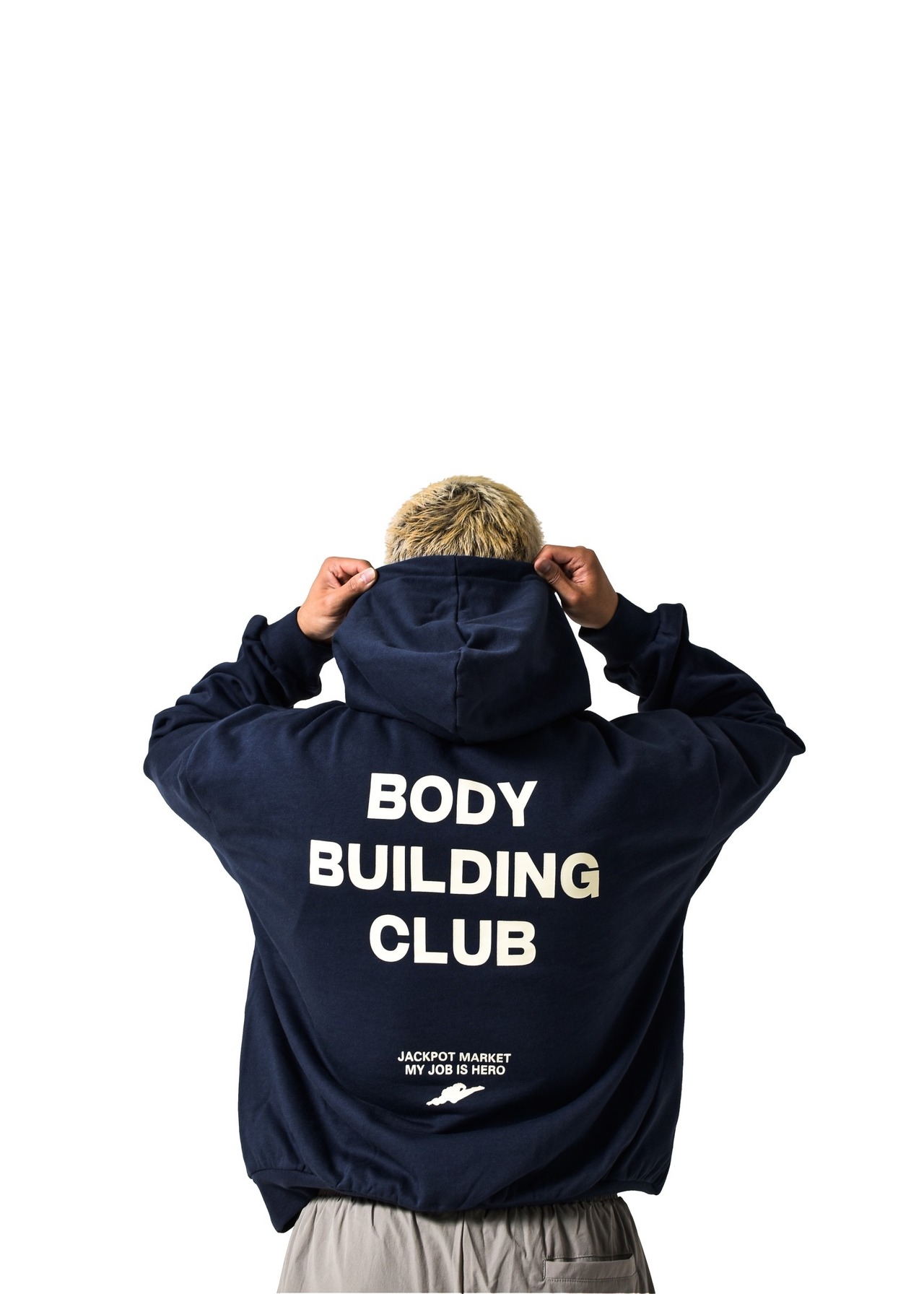 BBC パーカー ネイビー