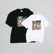 SAVE GUNKANJIMA 黒 半袖 デザインTシャツ(30号棟)