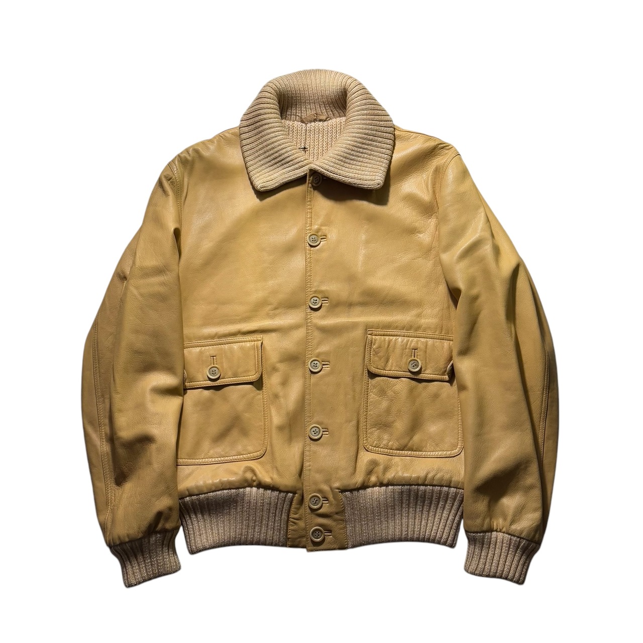 Made in Italy “A-1” type leather jacket