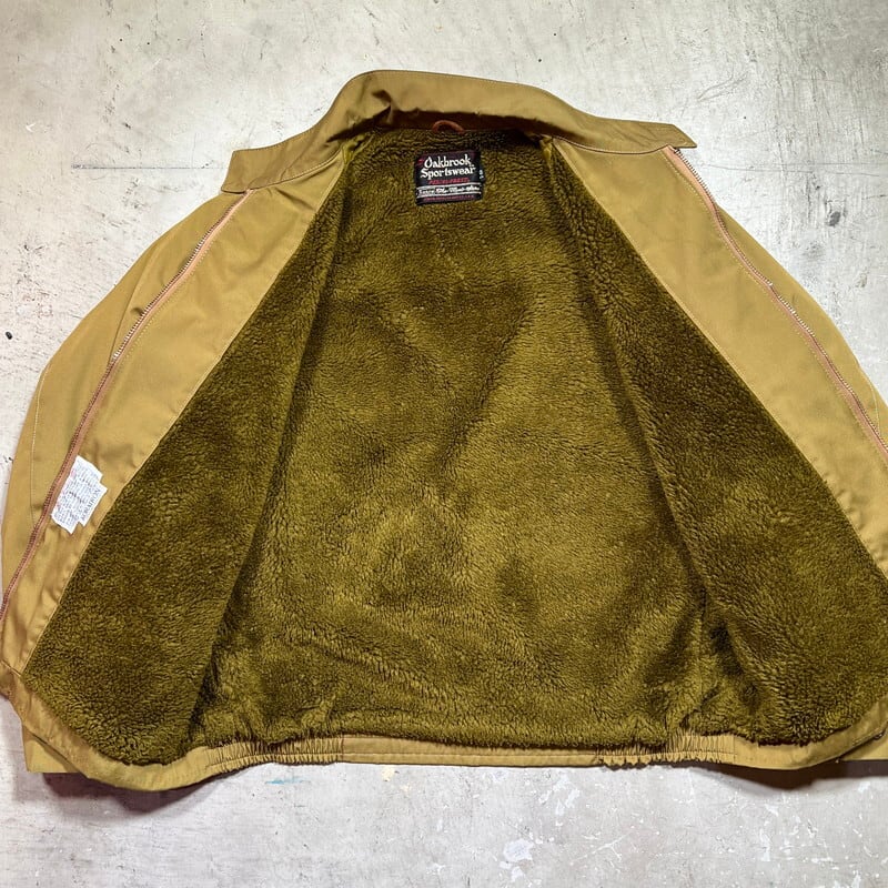60s SEARS Oakbrook Sportswear カーディガン 60's~ Sears Oakbrook Sportswear シアーズ 裏ボアスウィングトップ