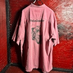 90s Harley-Davidson スタンドカラー コットンシャツ バックプリント ハーレー