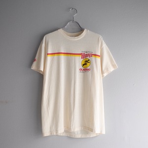 【VINTAGE】”NIKE” 80’s~ Front Printed Company T-shirt s/s