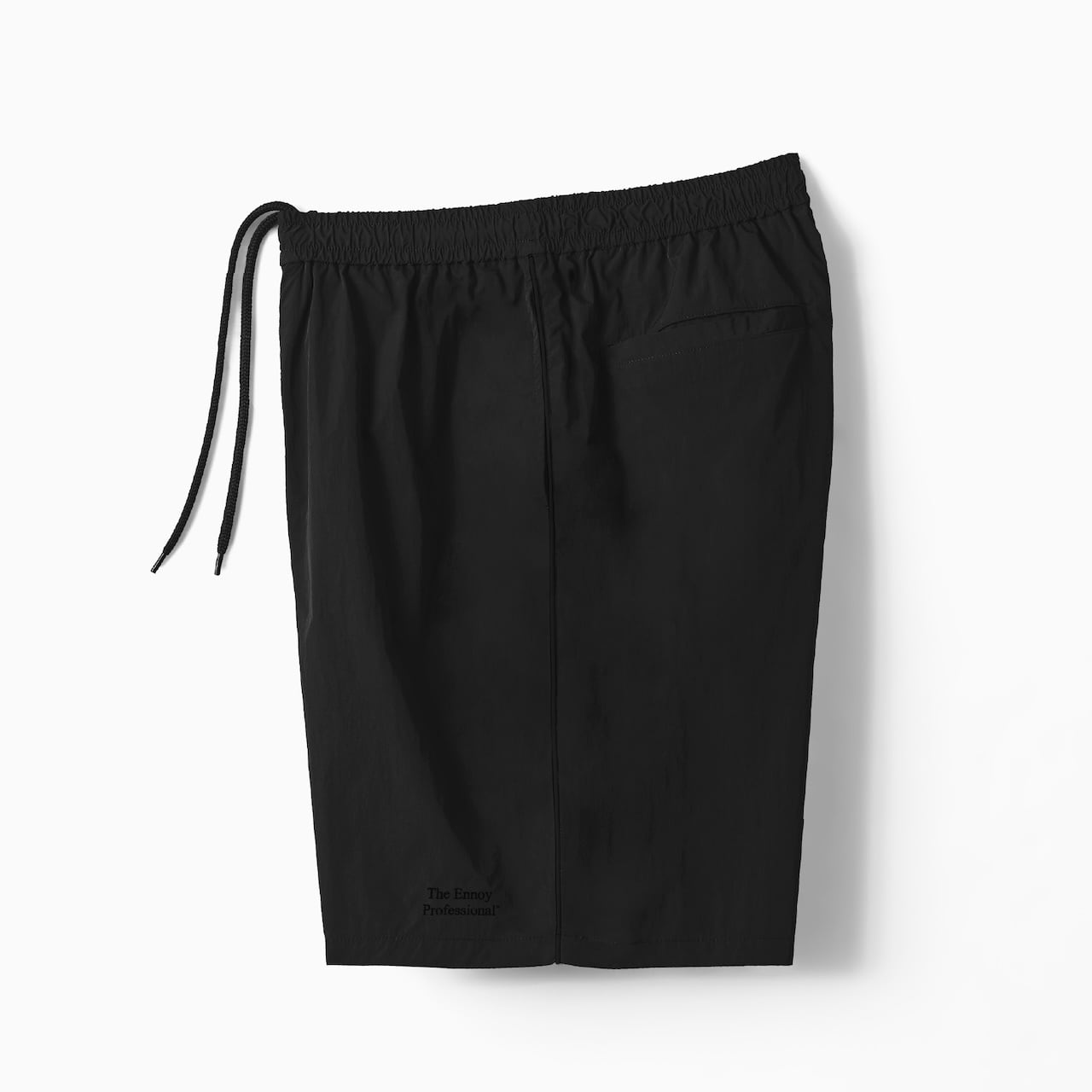 ENNOYとスタイリスト私物 PIPING NYLON SHORTS (BLACK x BLACK) | ENNOY