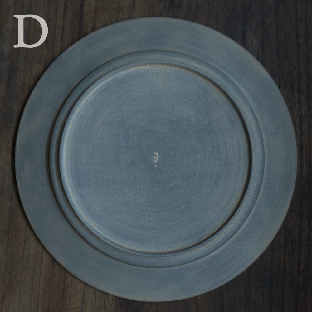 富井貴志 11 白漆リム皿 φ240 | くらしのギャラリー杜の街グレース店