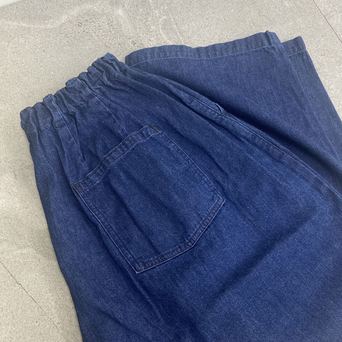 mizuiro ind】denim tucked wide pants デニムタックワイドパンツ [3