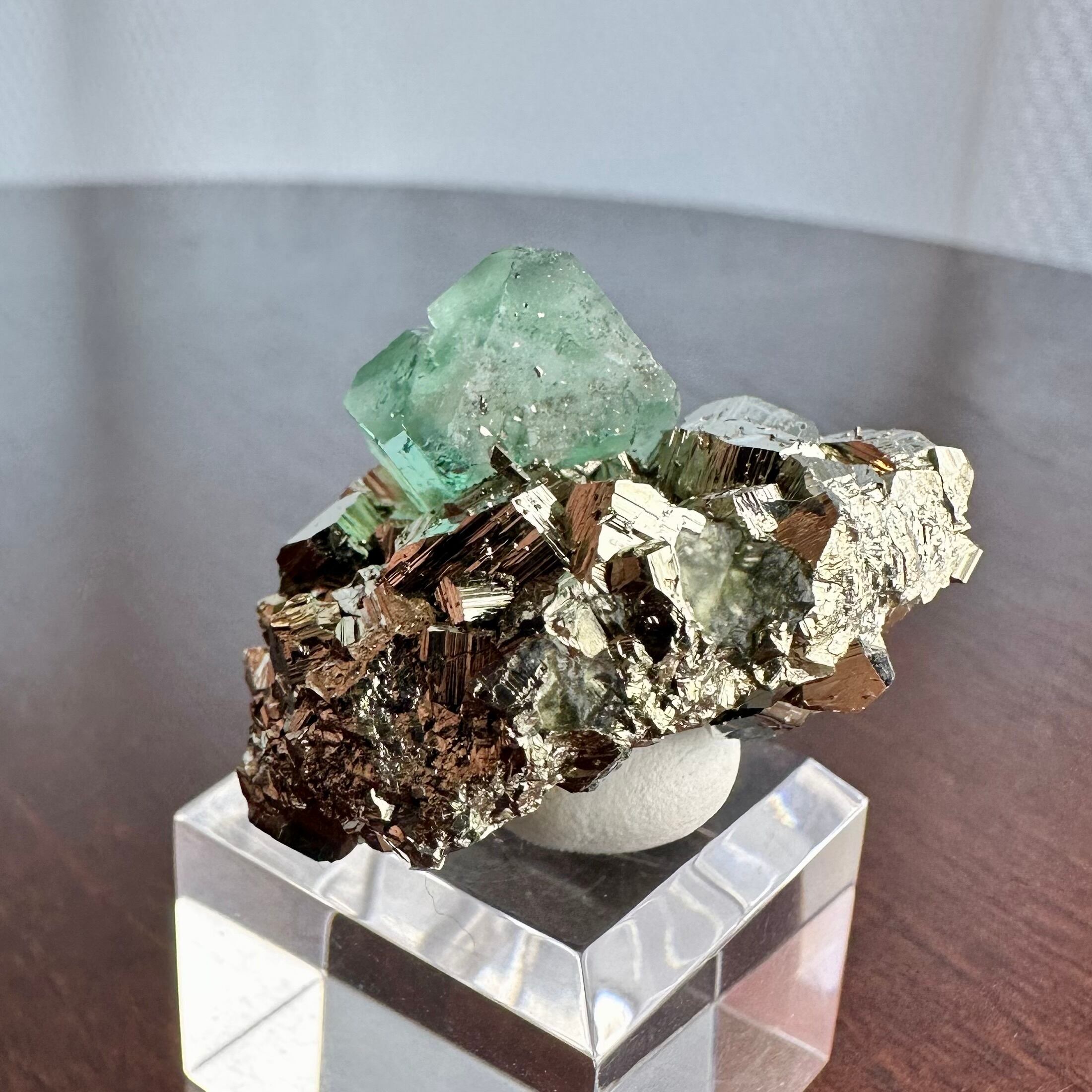 フローライト / パイライト【Fluorite with Pyrite】ペルー産