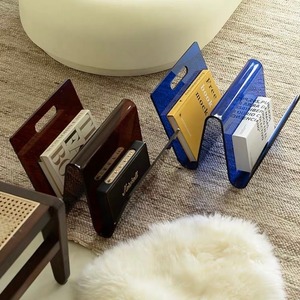 acryl w magazine rack 2colors / アクリル W マガジンラック クリア 韓国 北欧 インテリア 雑貨