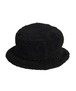 Boa Fleece Bucket Hat　Black