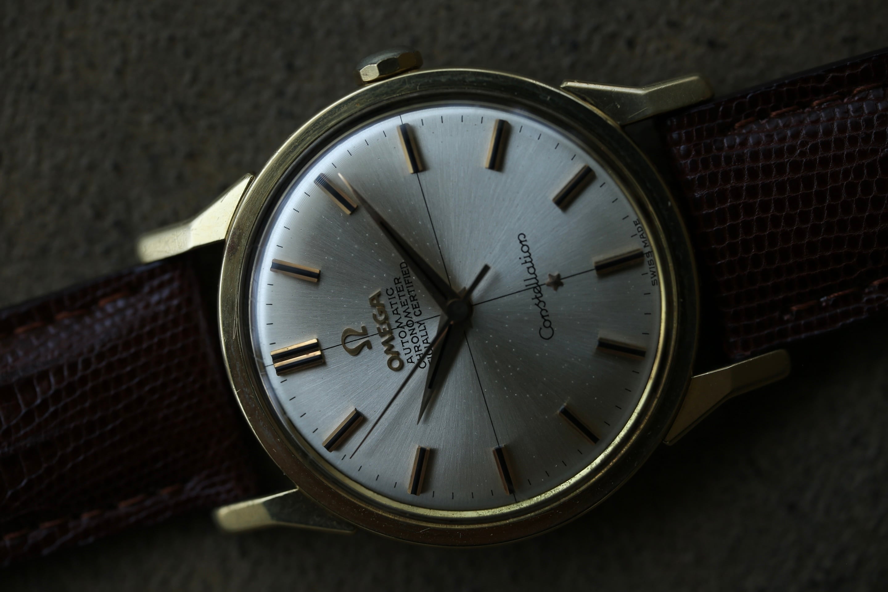 OMEGA】1961年製 オメガ コンステレーション ノンデイト ドッグレッグ