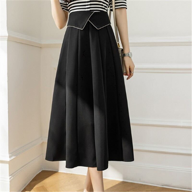 スカート プリーツスカート ミモレ丈スカート フレンチ 膝下 ミモレ ミモレ丈 Aライン アンブレラ かわいい 大人可愛い きれいめ シンプル 大人 上品 おしゃれ お洒落 大人女子 ラブリー キュート ガーリー 甘い 無地 春 夏 秋 誕生日 10代 20代 30 レディース 女性用 ママ 通勤 学生 通学 デート お出かけ 女子会 休日 アウトドア リゾート 旅行 レストラン ショッピング 着回し 普段使い ファッション コーデ S M L XL グレーブルー 色展開 ホワイト ブラック 大人カラー