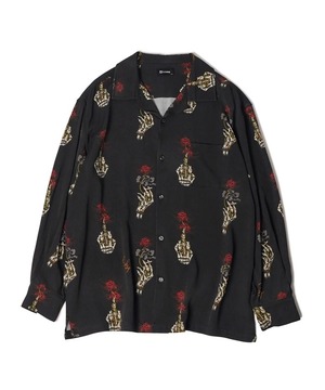 Subciety / Spider lily aloha shirt / ALOHA SHIRT / アロハシャツ / 152-20123