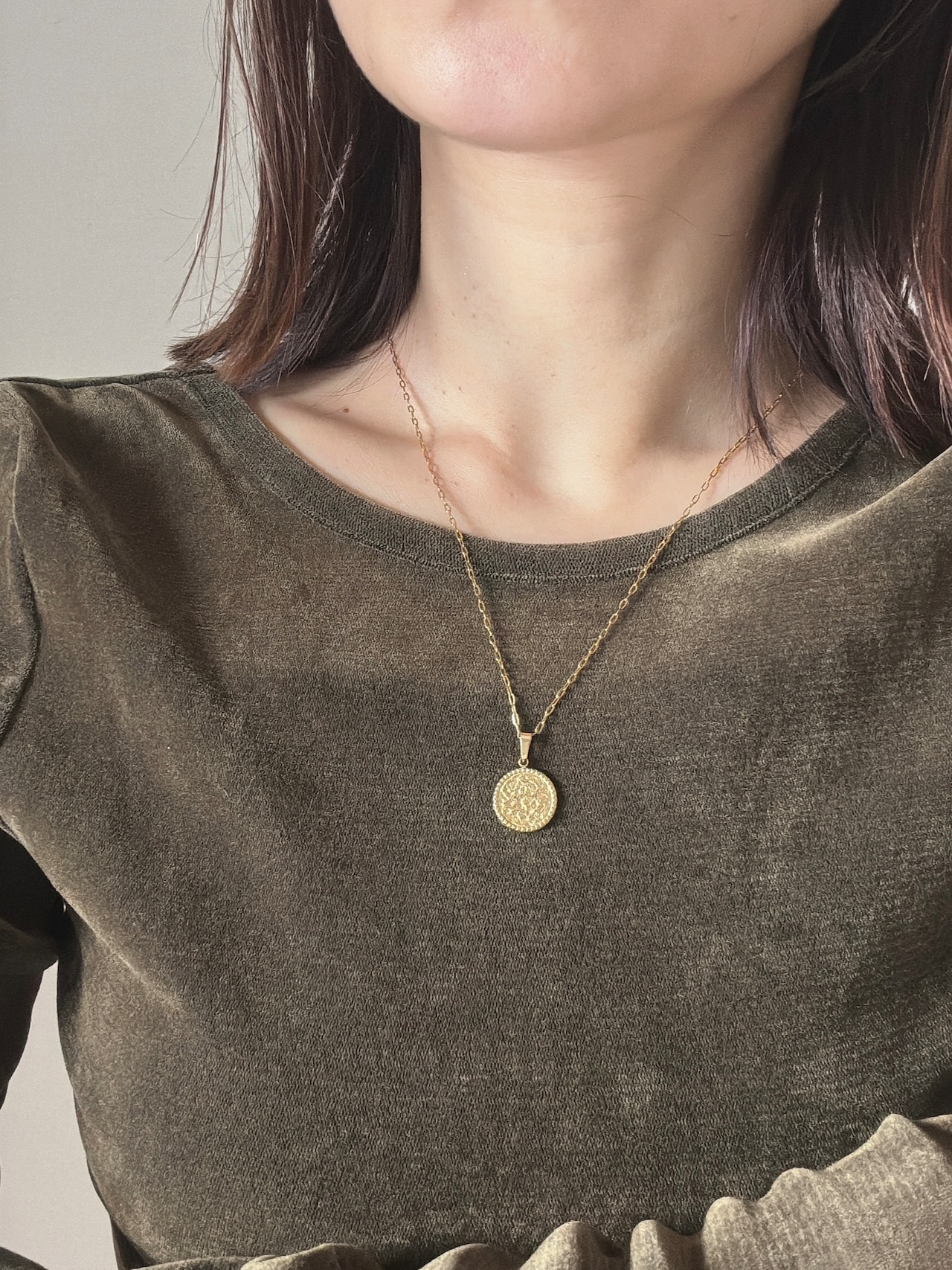 original slide chain coin necklace